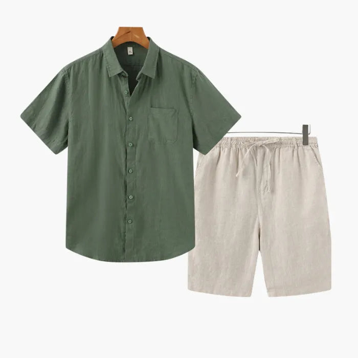 Conjunto Masculino de Linho Drovic – Riviera®
