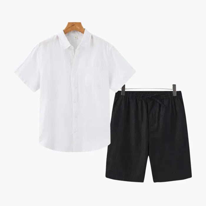 Conjunto Masculino de Linho Drovic – Riviera®