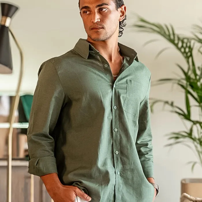 Camisa Social Linho Drovic®