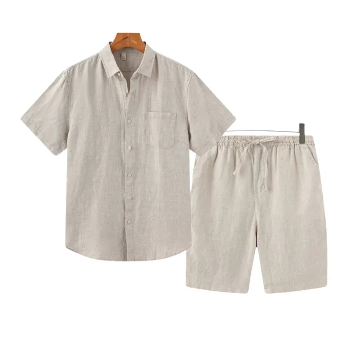 Conjunto Masculino de Linho Drovic – Riviera®
