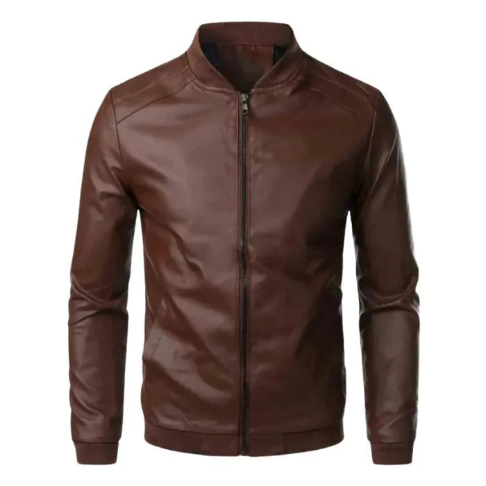 Jaqueta de Couro Masculina Drovic Milano®