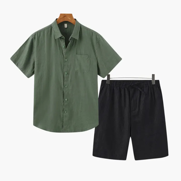 Conjunto Masculino de Linho Drovic – Riviera®
