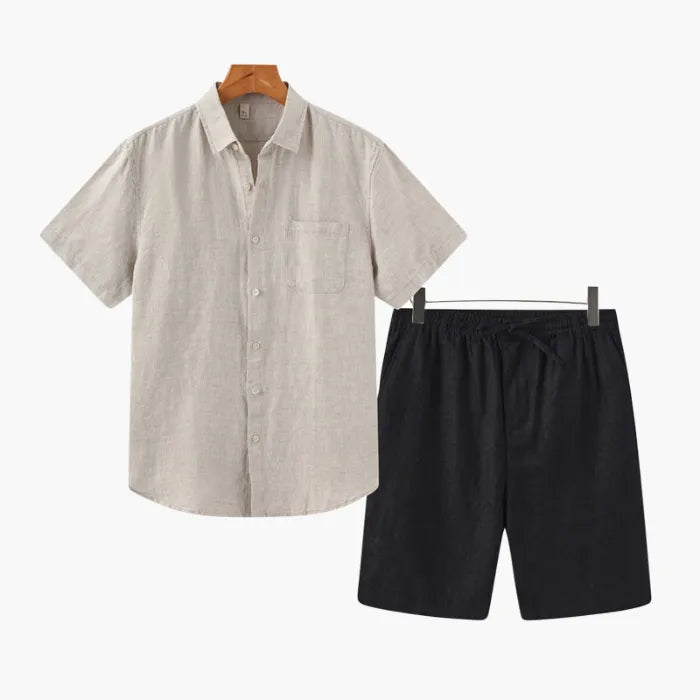 Conjunto Masculino de Linho Drovic – Riviera®