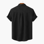 Camisa Masculina de Gola Mandarim Drovic – Minimal Elegance®