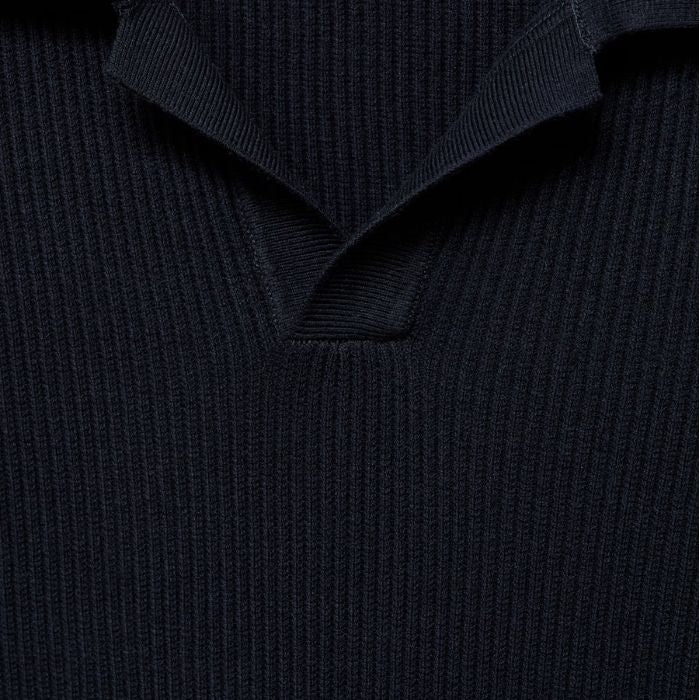 Suéter Masculino Tricô com Gola Esporte
