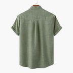 Camisa Masculina de Gola Mandarim Drovic – Minimal Elegance®