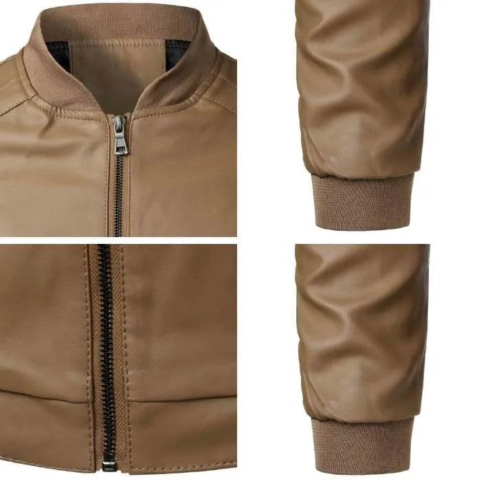 Jaqueta de Couro Masculina Drovic Milano®