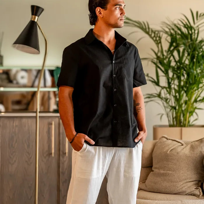 Camisa de Linho Riviera Polo®