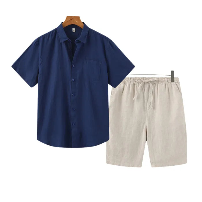 Conjunto Masculino de Linho Drovic – Riviera®
