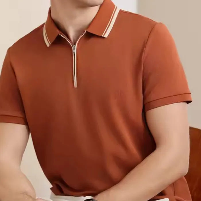 Polo de Tricô Marco Zip Masculino®