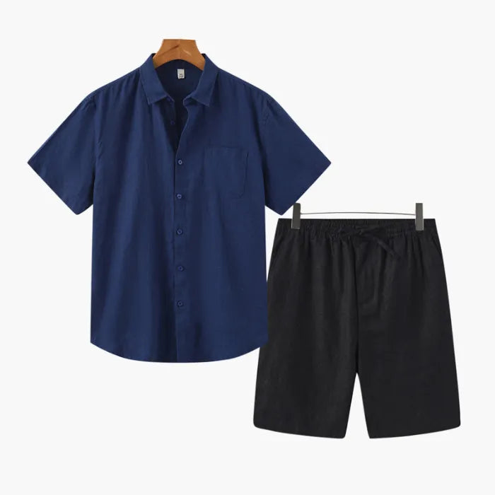 Conjunto Masculino de Linho Drovic – Riviera®