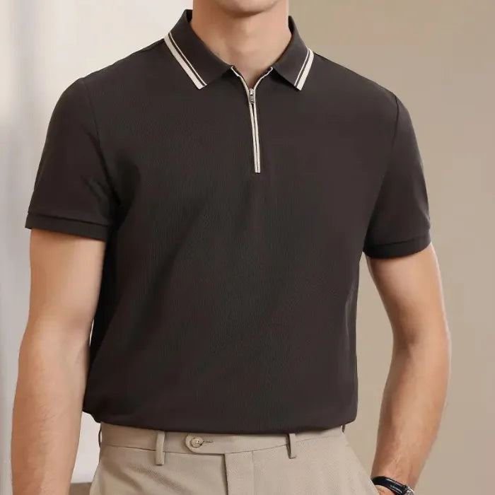 Polo de Tricô Marco Zip Masculino®