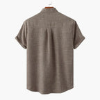 Camisa Masculina de Gola Mandarim Drovic – Minimal Elegance®