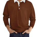 Camisa Waffle Manga Longa Masculina - DROVIC