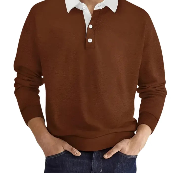 Camisa Waffle Manga Longa Masculina - DROVIC