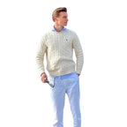 Suéter de Malha Manga Longa R&L Casual