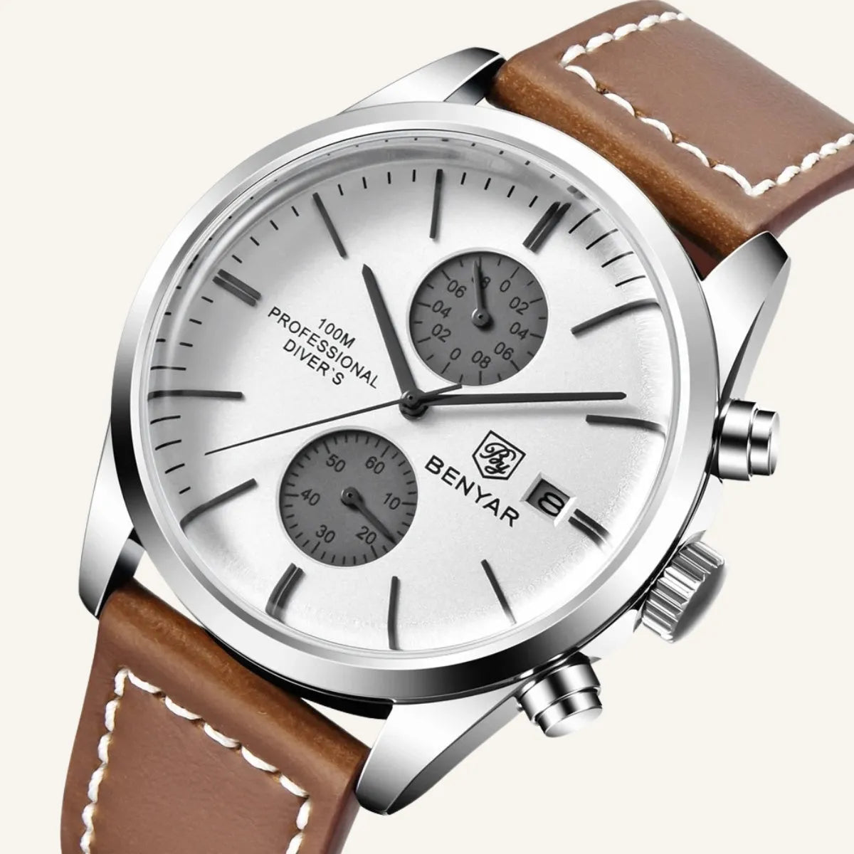 Relógio Masculino de Couro Classic Drovic®