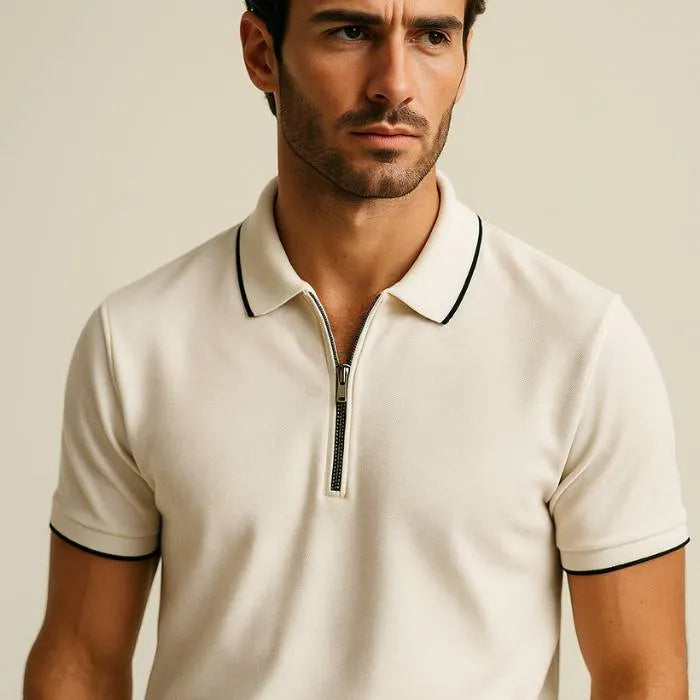 Camisa Polo com Zíper Drovic Milano OldMoney®